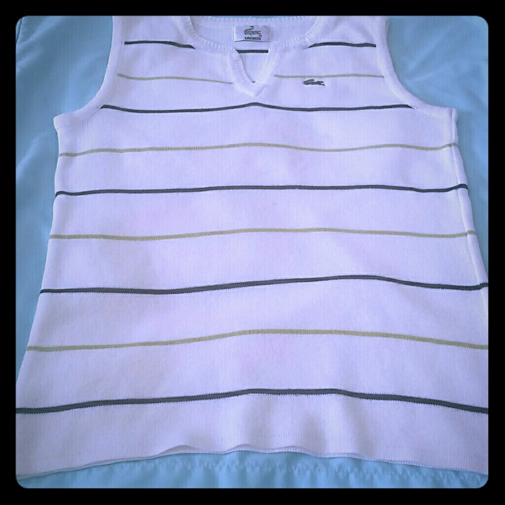 Lacoste Womens Short Sleeve Top